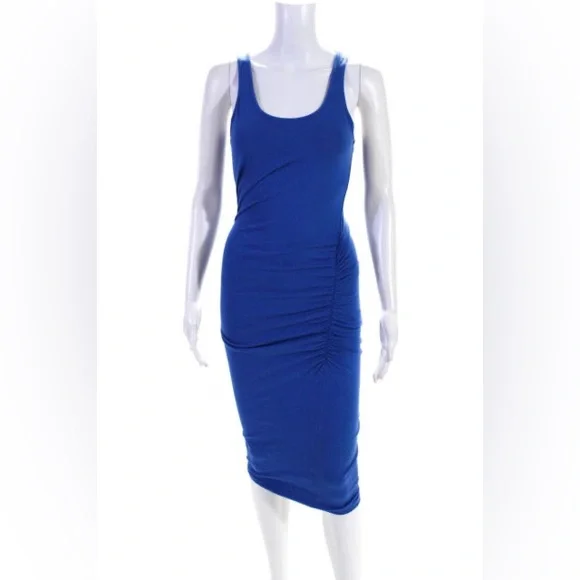 michael stars cotton dress Michael Stars Isabella Cotton Gauze Midi Dress - Salsa